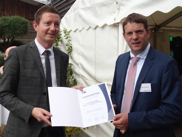 2017 – 25 Jahre Ehrenurkunde in Thüringen